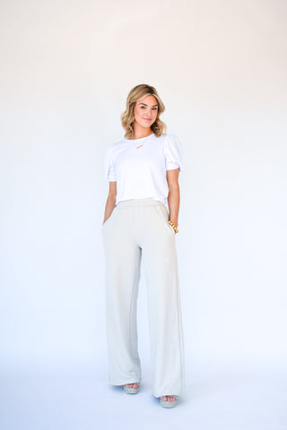 Lazy Days Wideleg Sweatpants
