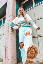 Load image into Gallery viewer, Snuggle Break Color Block Sweater

