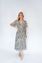 Load image into Gallery viewer, Glam Girl Midi Wrap Dress
