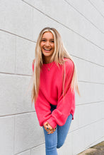Load image into Gallery viewer, Pink About Me Sweater
