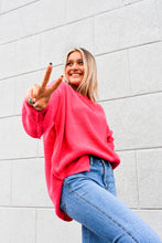 Load image into Gallery viewer, Pink About Me Sweater
