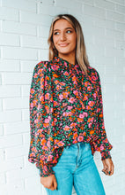 Load image into Gallery viewer, Best Buds Forever Floral Print Blouse
