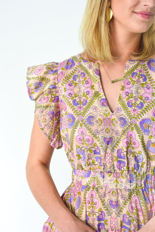 Lavender Haze Tiered Dress