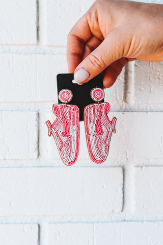 Sneakers Bead Earrings