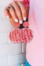 Load image into Gallery viewer, Multi Bead 2 Disk Earrings
