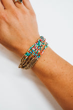 Load image into Gallery viewer, Multi Bead Row &amp; Ball Bracelet
