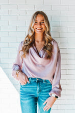 Load image into Gallery viewer, Still The One Satin Top
