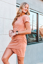 Load image into Gallery viewer, Comfy Dreams Ruched Knit Dress
