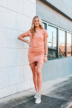 Load image into Gallery viewer, Comfy Dreams Ruched Knit Dress
