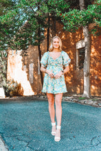 Load image into Gallery viewer, Poppy Puff Sleeve Mini Dress
