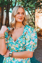 Load image into Gallery viewer, Poppy Puff Sleeve Mini Dress
