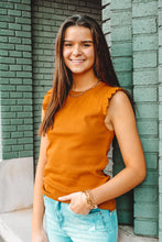 Load image into Gallery viewer, Ruffle Break Tank Top
