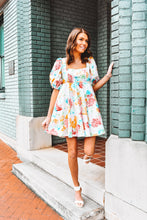 Load image into Gallery viewer, Lyla Puff Sleeve Babydoll Dress
