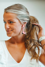 Load image into Gallery viewer, Beaded Cowgirl Boots Earrings
