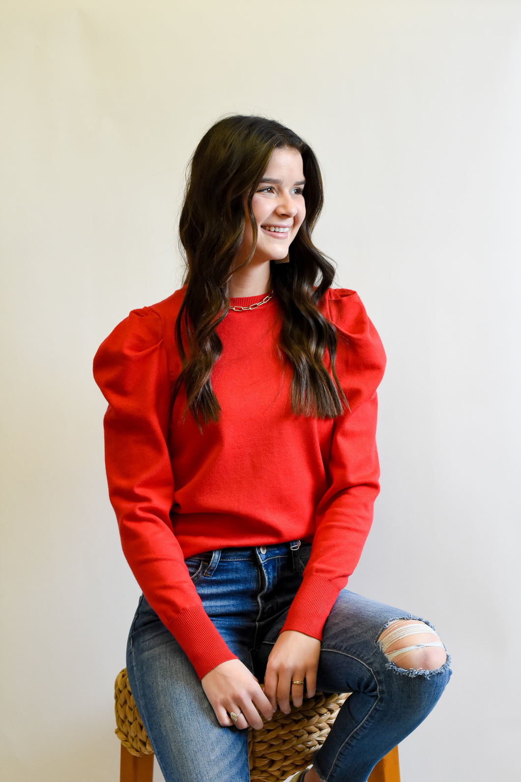 Huff And Puff Sleeve Sweater
