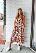 Load image into Gallery viewer, Great Expectations Printed Midi Dress
