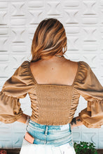 Load image into Gallery viewer, Ruffle My Feathers Ruched Top
