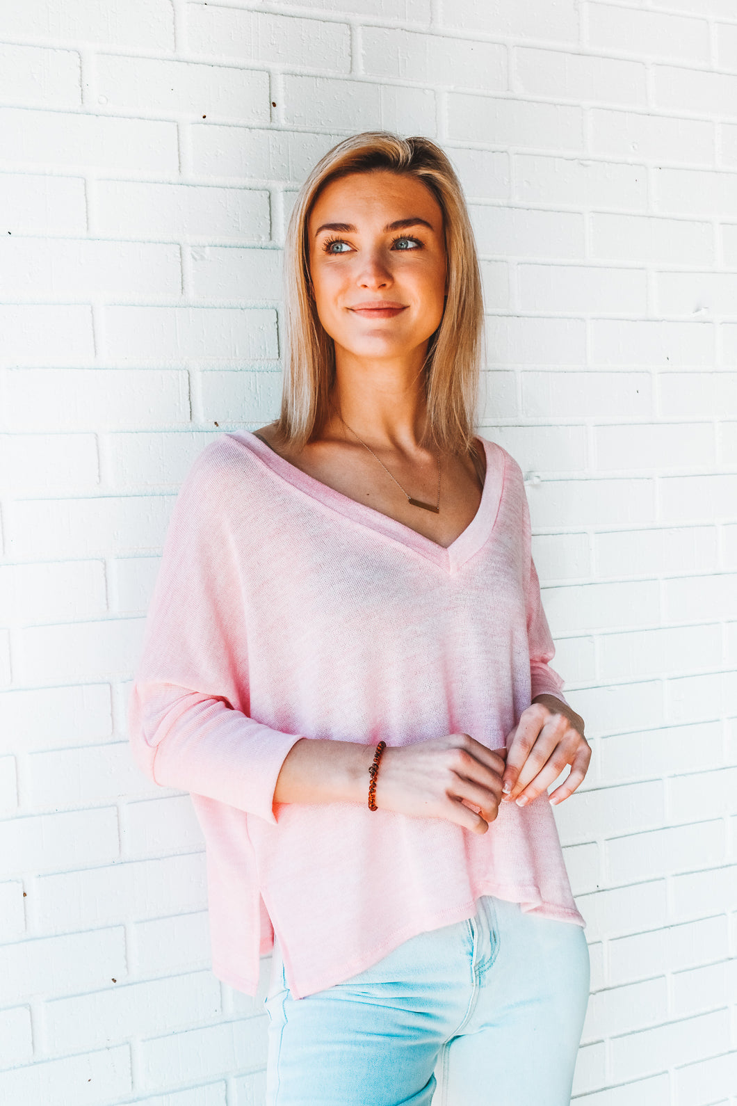 Never Out of Style Slub Knit Top