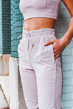 Load image into Gallery viewer, Striped Joggers with Ribbed Side Panels
