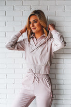 Load image into Gallery viewer, Striped Half Zip Cropped Pullover
