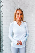Load image into Gallery viewer, Active Half-Zip Pullover with Thumb Holes
