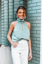 Load image into Gallery viewer, Coming Of Sage Mock Neck Top
