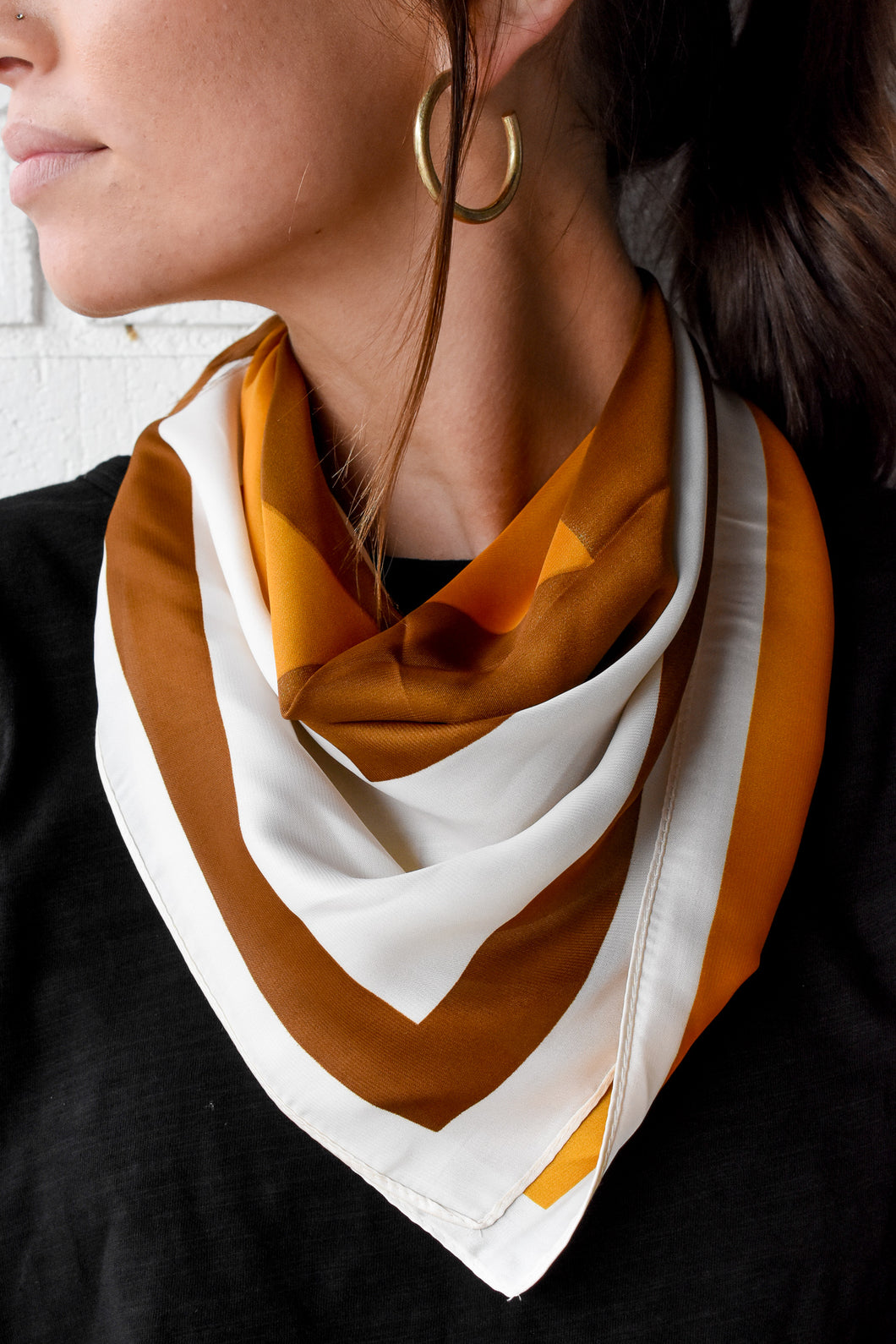 Go For The Gold Satin Scarf