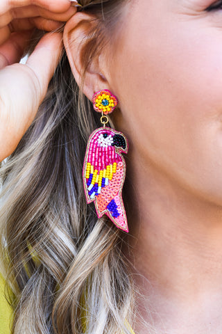 Parrot Beads Earrings