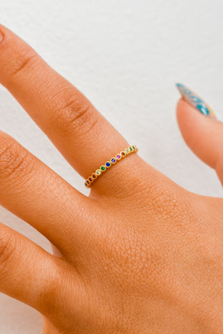 Brass And CZ Rings