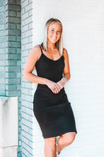 Load image into Gallery viewer, Hot Slit Ribbed Midi Dress
