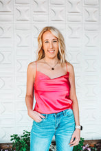 Load image into Gallery viewer, Satin Fever Cami Top
