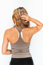 Load image into Gallery viewer, Seamless Ribbed Racerback Tank Top
