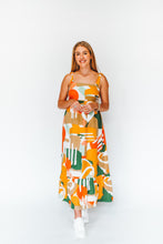 Load image into Gallery viewer, After My Own Heart Abstract Midi Dress
