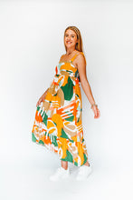 Load image into Gallery viewer, After My Own Heart Abstract Midi Dress

