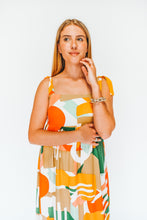 Load image into Gallery viewer, After My Own Heart Abstract Midi Dress
