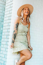 Load image into Gallery viewer, Gingham Plaid Smocked Dress
