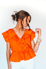Load image into Gallery viewer, Steal Their Heart Wrap Top
