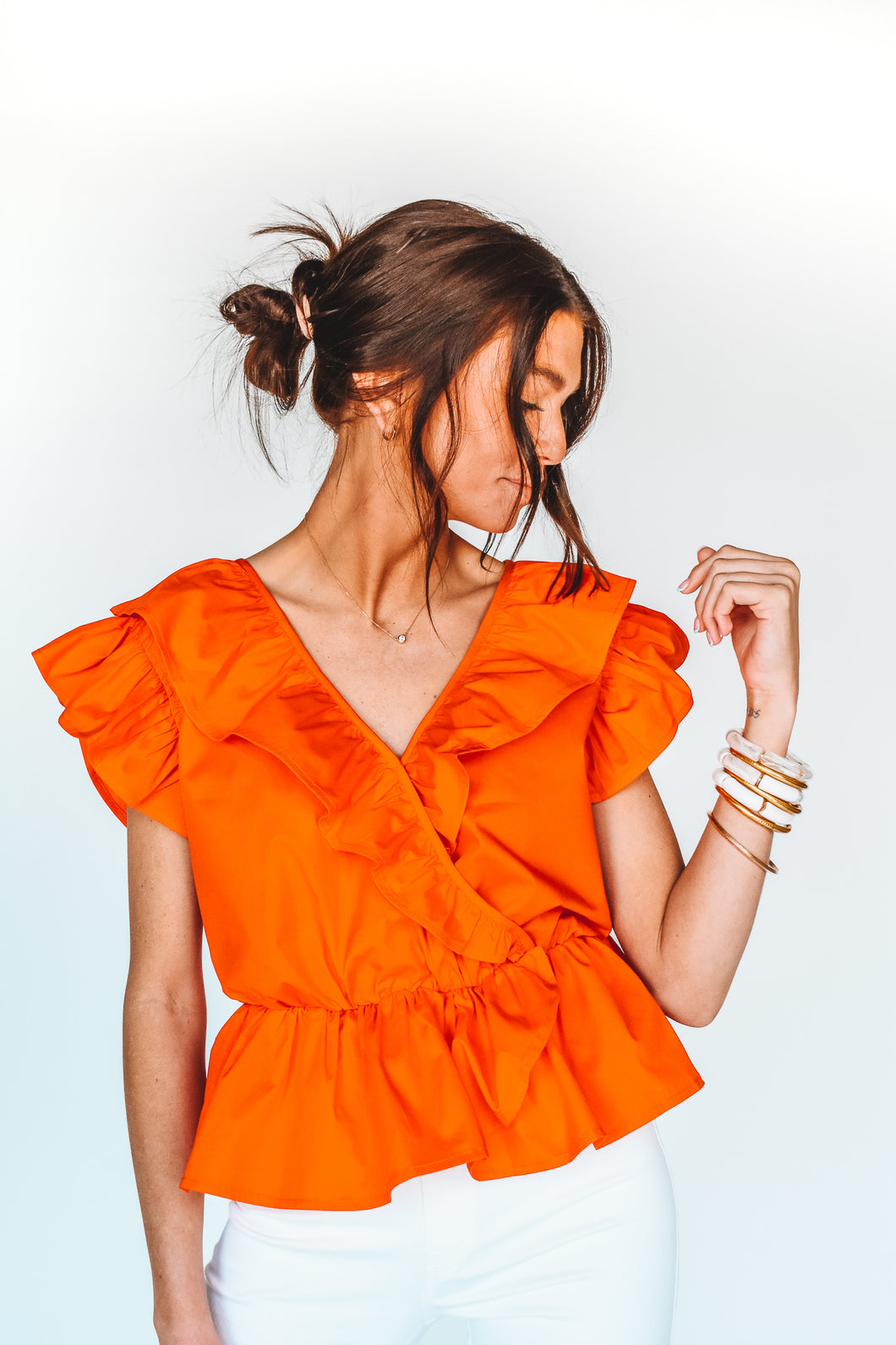 Steal Their Heart Wrap Top