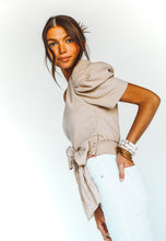Load image into Gallery viewer, Great Expectations One Shoulder Tie Top
