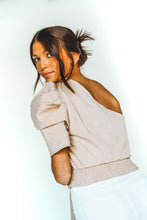Load image into Gallery viewer, Great Expectations One Shoulder Tie Top

