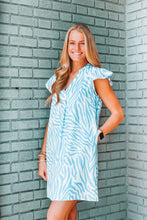 Load image into Gallery viewer, Dazzle The Crowd Zebra Print Dress
