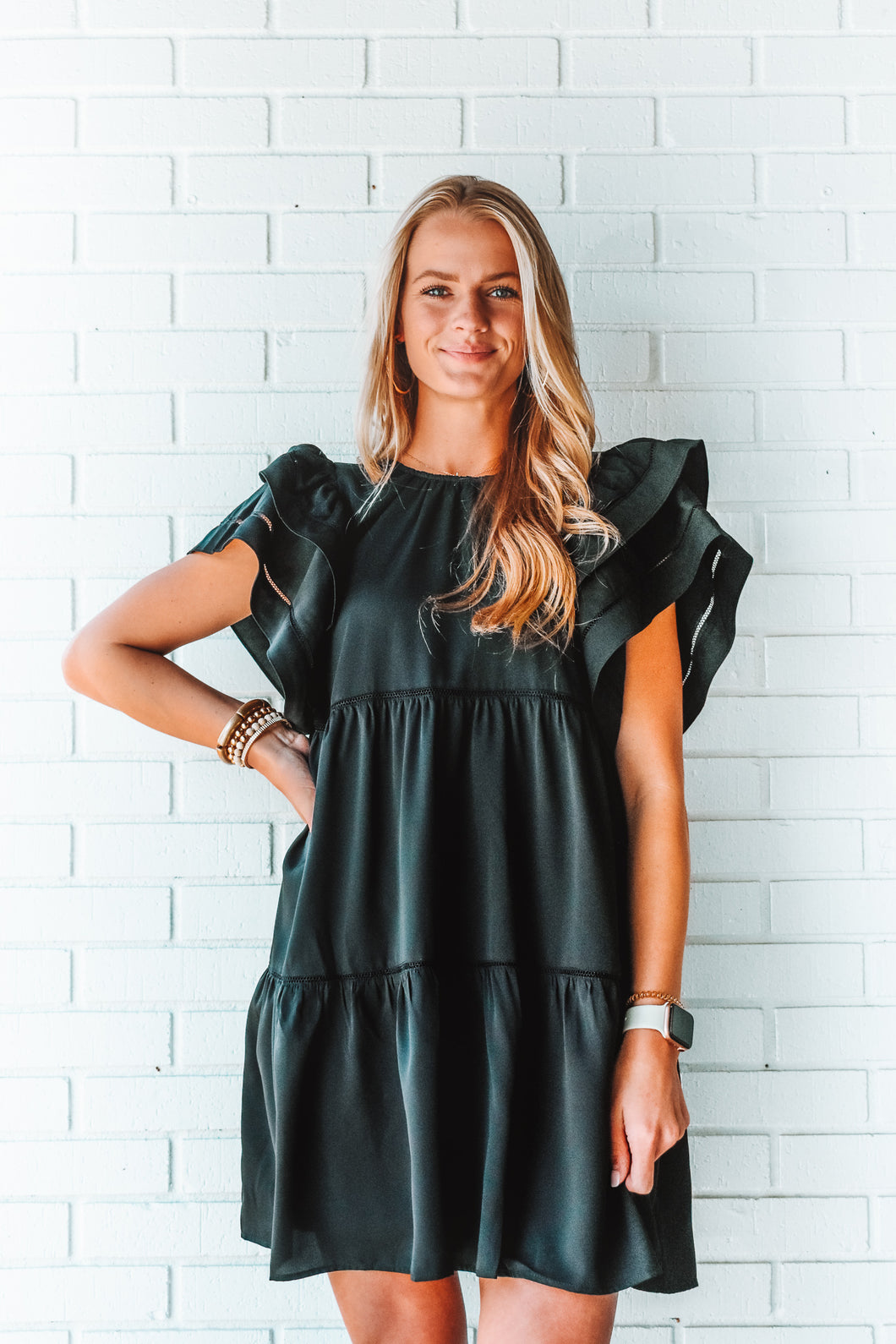 A Welcome Sight Tiered Dress
