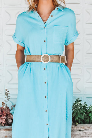 Waist My Time Woven Belt