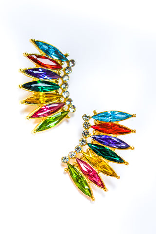Glass Wing Earrings