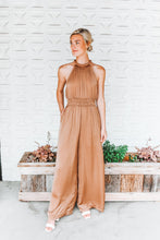 Load image into Gallery viewer, Elegant In The Room Satin Jumpsuit
