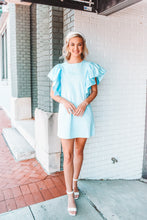 Load image into Gallery viewer, Go Big Or Go Home Ruffle Sleeve Dress
