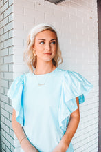Load image into Gallery viewer, Go Big Or Go Home Ruffle Sleeve Dress
