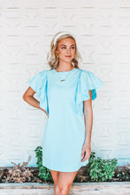 Load image into Gallery viewer, Go Big Or Go Home Ruffle Sleeve Dress

