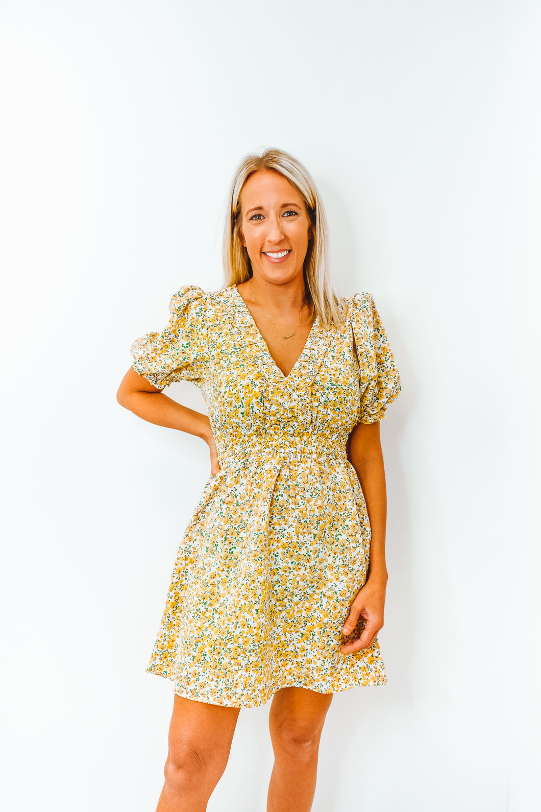 Simply Iris-istible Floral Dress