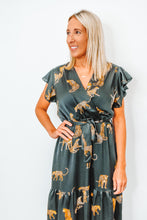Load image into Gallery viewer, We Spot You Leopard Print Midi Dress
